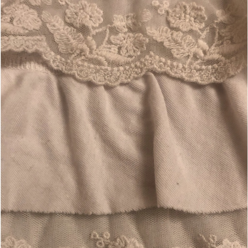Hollister White Ruffle Lace Tank Top - Picture 4 of 9